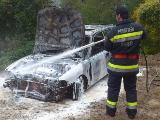 Incendio autovettura a Selvaplana