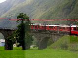 Bernina Express sul al viadotto elicoidale