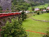 Viadotto circolare di Brusio  con decorazioni Unesco