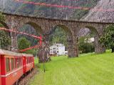 Viadotto circolare di Brusio con decorazioni Unesco