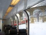 Bernina Express affronta il viadotto di Brusio