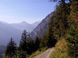 Vista sul Gruppo del Bernina da sopra Selvaplana