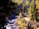 Cascata sul torrente della Val Roseg