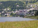 St.Moritz vista dal sentiero di Staz