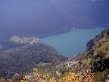 Vista su Miralago e Lago di Poschiavo